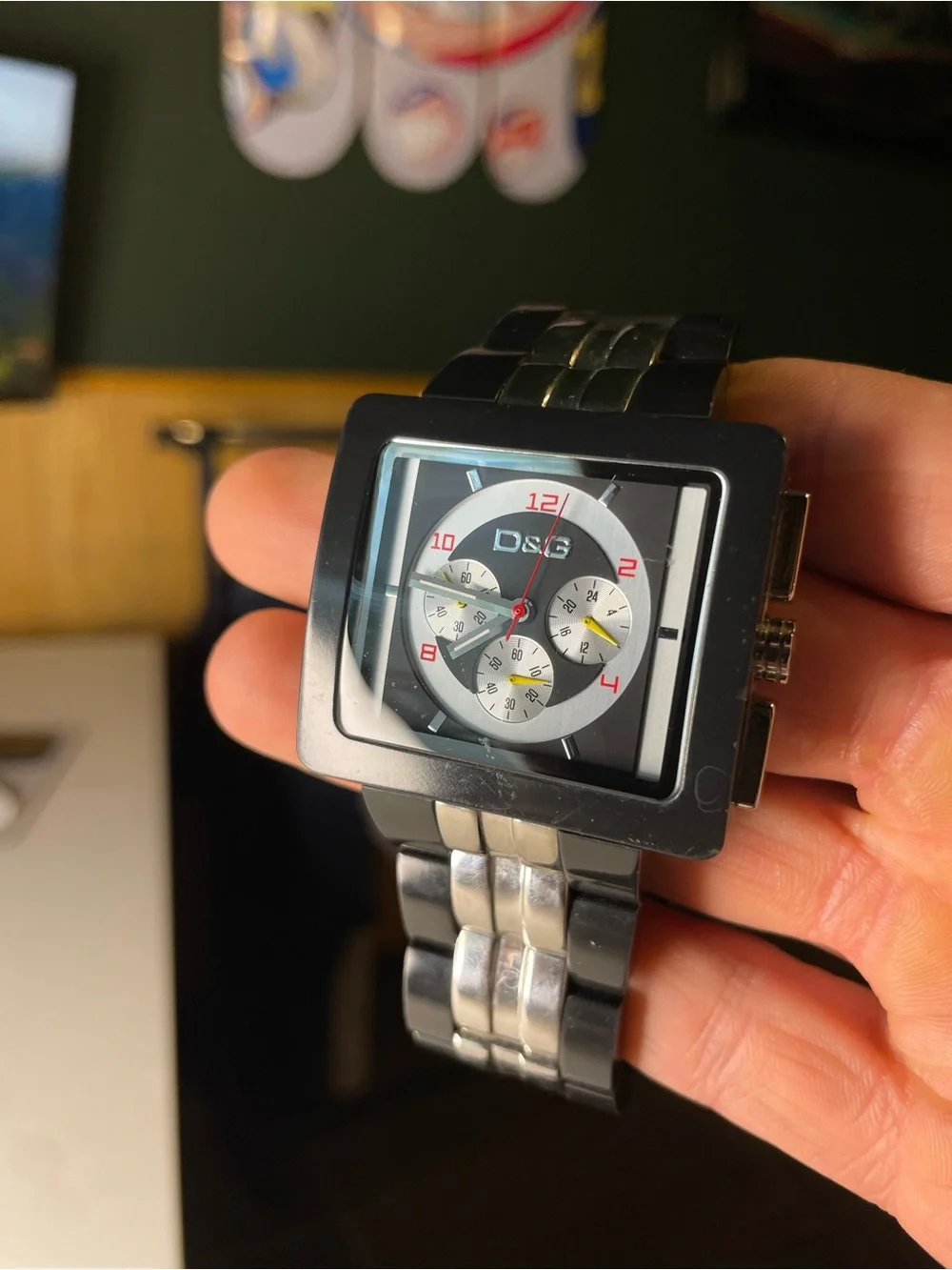 Dolce & Gabbana square chronograph